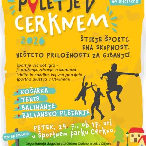 Štirje športi, ena skupnost – spoznajte športna društva v Cerknem