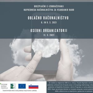 Brezplačna tečaja Oblačno računalništvo in Osebni organizatorji
