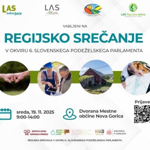 Vabilo na regijsko srečanje v okviru priprave na podeželski parlament