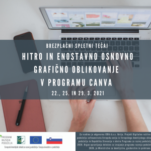 Spletni tečaj grafičnega oblikovanja v programu Canva