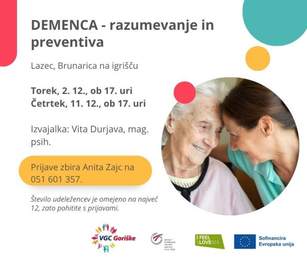Demenca - razumevanje in preventiva