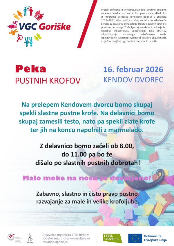 Peka pustnih krofov